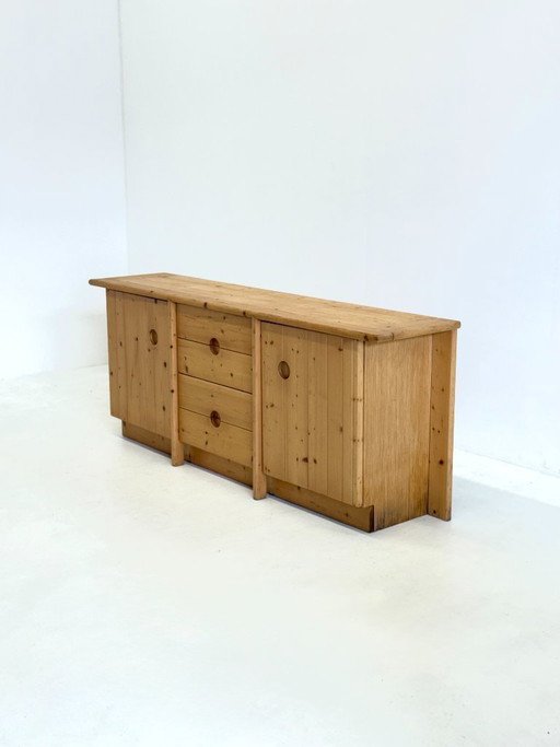 Pine sideboard by Charlotte Perriand for Les Arcs