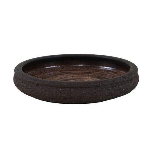Ciotola in ceramica, design danese, anni '60, prodotta da Lehmann