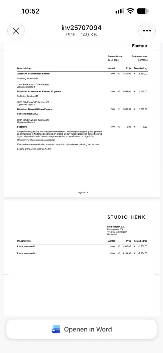 NUOVO | Studio HENK Blanket divano di design modulare, 6 elementi, prezzo nuovo € 10.734,-, Divani modulari (foto 14 di 15)