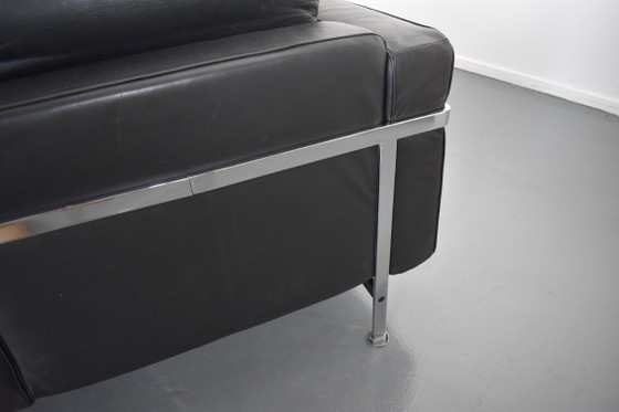 Magnifique canapé design De Sede Robert Haussmann 302 – Canapés 3 places, Metal, Leather (photo 7 of 17)