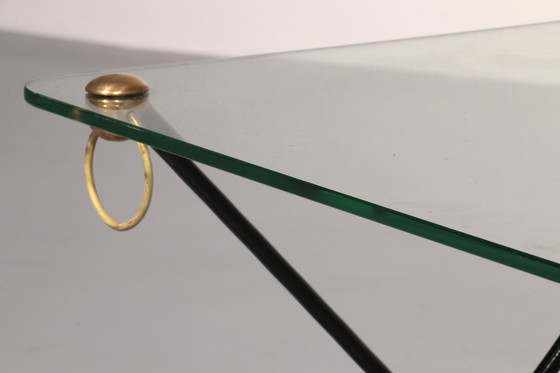 Image 1 of Jacques Adnet X-Base Coffee Table, 1960 Vintage Design