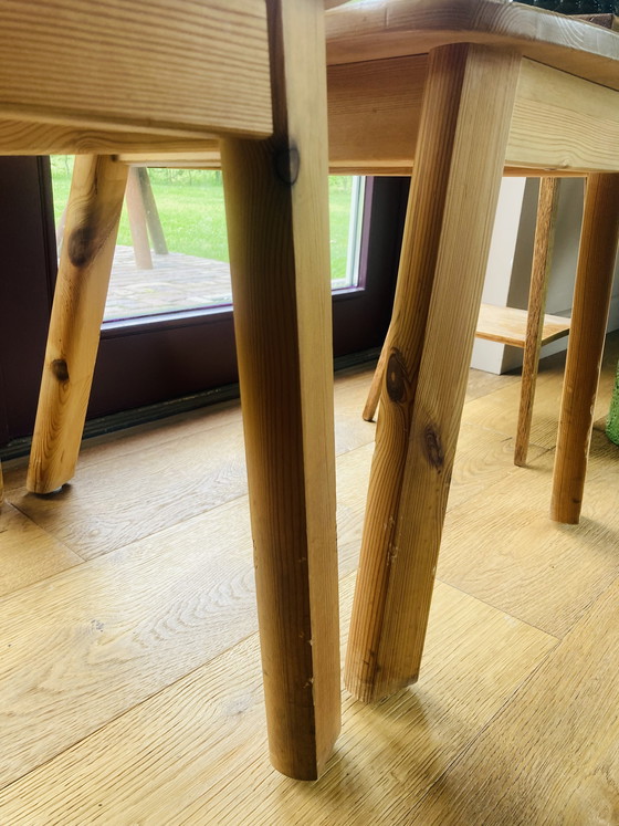 Image 1 of 4x 70’s Vintage Eetkamerstoel Naar Charlotte Perriand Voor Les Arcs
