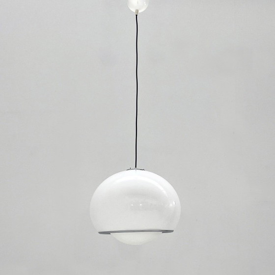 Witte Bud hanglamp van Studio 6G voor Guzzini, jaren 70. – Hanglampen, Metal, Plastic (photo 4 of 7)