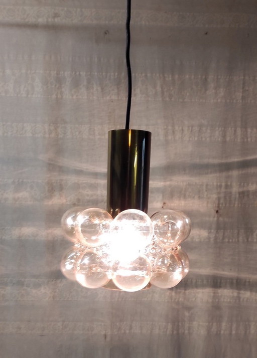Hanglamp in bubbelvorm van Helena Tynell voor Limburg - jaren 60/70