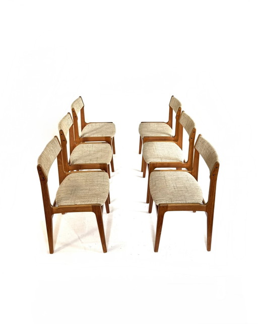 6 sillas de comedor vintage, Erik Buch '70