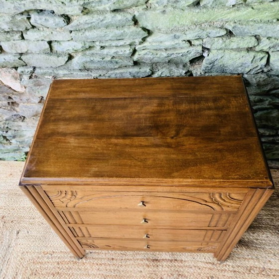 Vintage Art Deco Ladekasten – Hout (photo 5 of 11)
