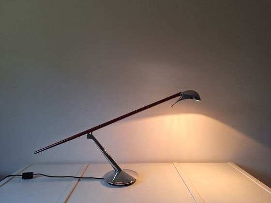 Image 1 of Design postmodern table lamp 'Blue bird' designed by Jorge Pensi for B.Lux