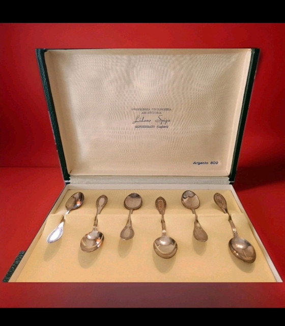 Image 1 of Vintage Silver Spoons - Hallmarked 800