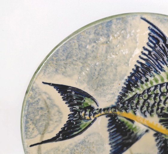 Piatto da parete di design spagnolo vintage, Puigdemont, La Bisbal Anni '60 – Decorazioni murali, Ceramic (photo 5 of 11)