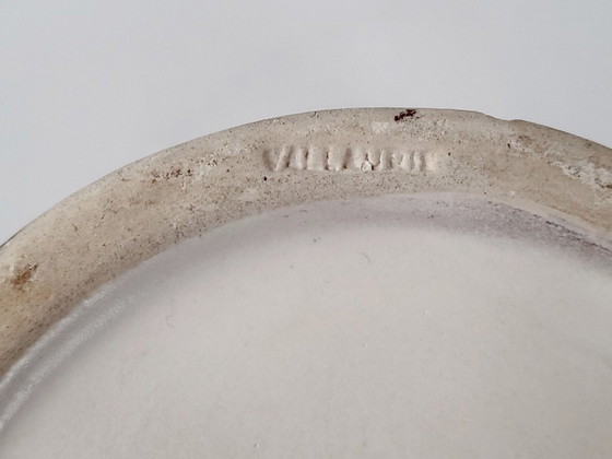 Image 1 of Vintage 1950s Vallauris ceramic vase by François Re, 50s Rockabilly Rooster