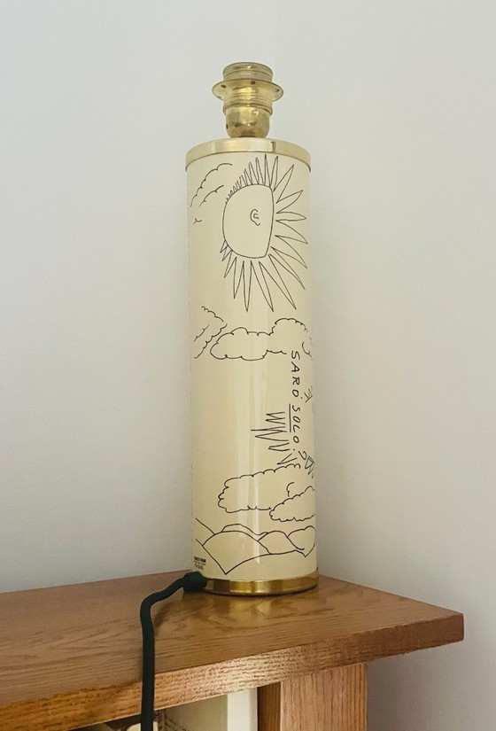 Rare Fornasetti table lamp – Metal, Brass (photo 3 of 12)