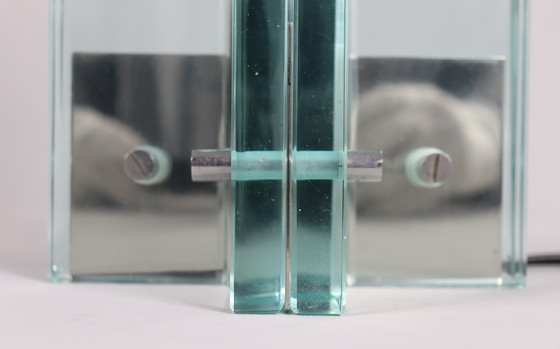 Image 1 of Set of 2 table lamps/glass objects by Giorgio Reggiori for Gallotti & Radice, 1960s, Italy