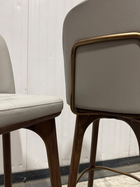 Image 1 of Sgabello da bar con schienale alto Stellar Works Utility (set da 2)