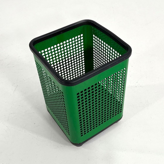 Image 1 of Green Perforated Bin from Neolt, 1980s