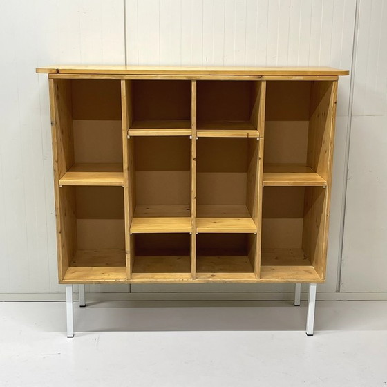 Image 1 of Armadio a muro vintage per la scuola armadio a scomparti in legno divisorio per la stanza