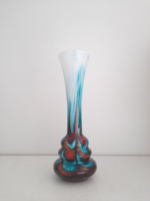 Vase Carlo Moretti En Opaline De Murano