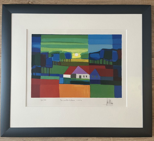 Sérigraphie Ton Schulten - En couleur, 2003