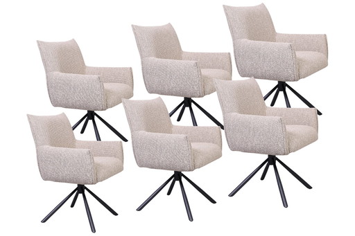 Sedia da pranzo Jonas della collezione DMO (set da 6)