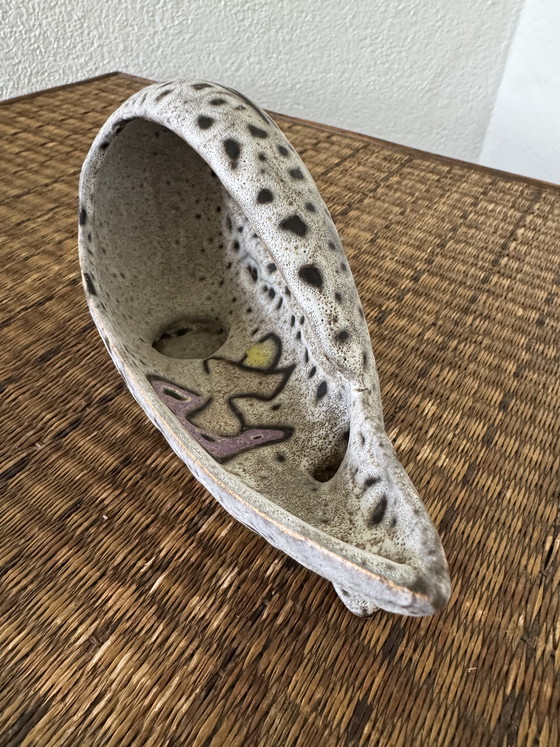 Image 1 of Keramisch sieradenbakje van Vallauris Bessone uit de jaren 60.