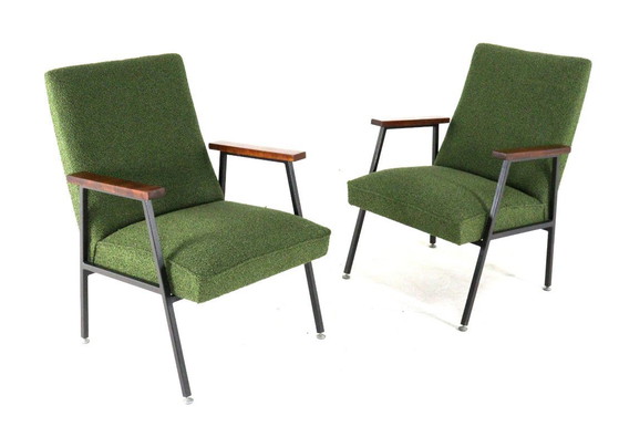 Image 1 of Gispen fauteuil vintage stoel nieuw gestoffeerd