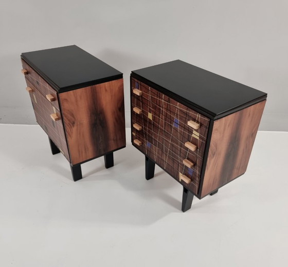 Image 1 of Comodini, anni '70, set di 2