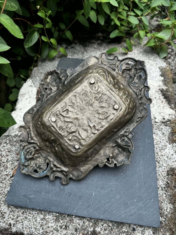 Large bronze Art Nouveau Jugendstil catchall tray – Bowls (photo 5 of 6)