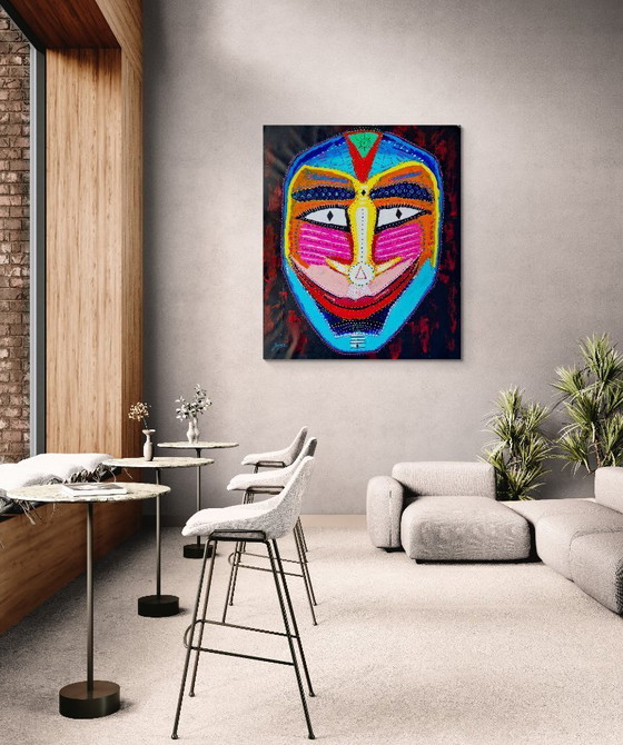 Image 1 of Jovan Srijemac (1962) - Maschera dello Spirito buono