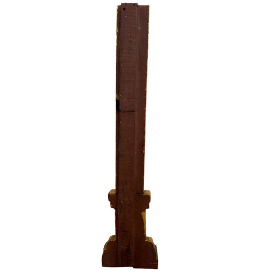 Conjunto monumental de fachada de templo birmano (5 piezas, aprox. 200 cm alto) – Estilo Mandalay (circa (photo 11 of 11)
