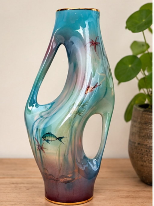 Special vintage SCAR Italy Vase – Italian ceramics – 1960s