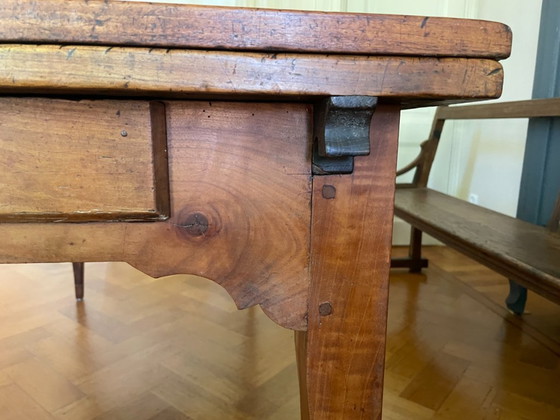 Tavolo da fattoria allungabile Tavolo da pranzo antico francese XIX secolo – Tavoli da pranzo, Legno (photo 14 of 25)