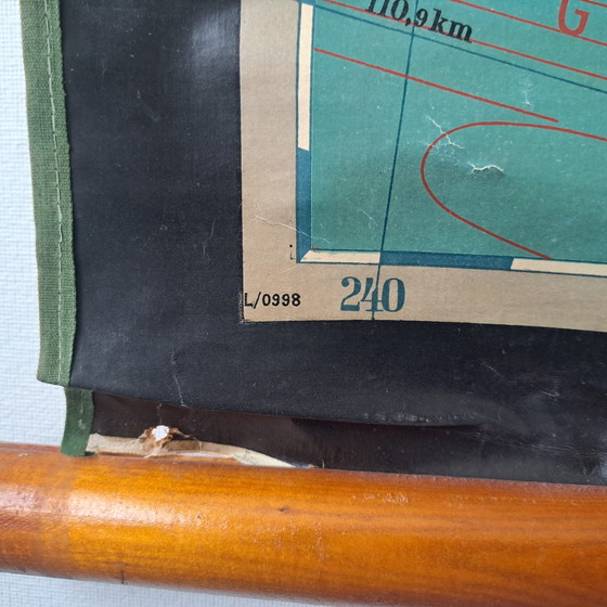 Image 1 of Mappa scolastica/Mappa murale d'epoca; Stati Uniti e America Centrale (USA e America Centrale)