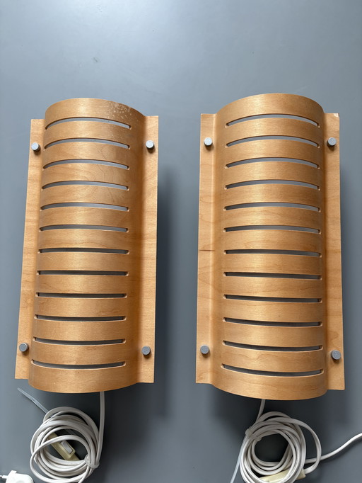 2x IKEA Strimma wall lamps