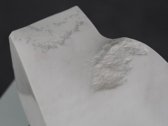 "Noise" Sculpture abstraite en marbre sculpté, Pays-Bas, années 1990 – Marble, Vintage (photo 10 of 10)