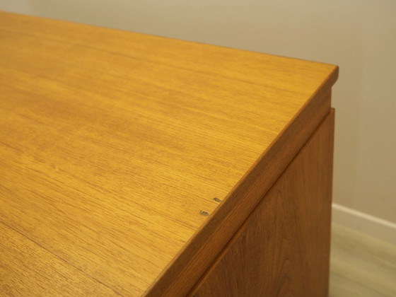 Executive Schreibtisch mit neun Schubladen und ausziehbarer Oberfläche, Teakfurnier, Nipu, Dänemark, 1970er (photo 12 of 21)