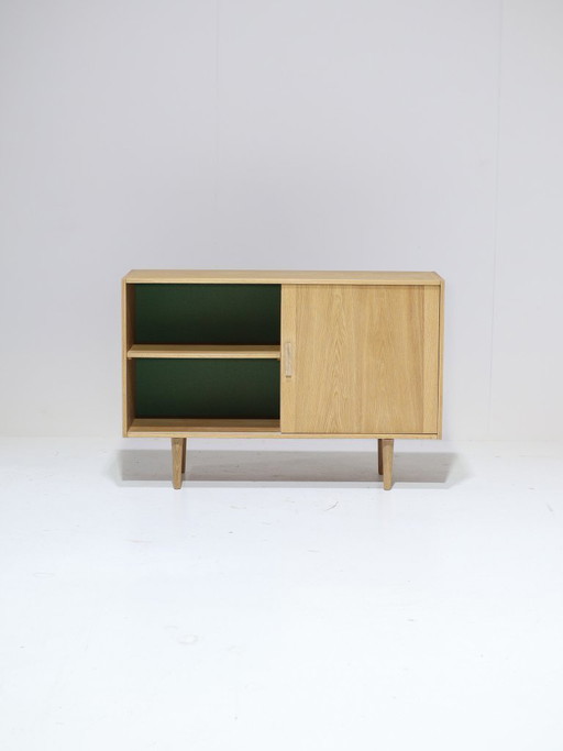 Sideboard with drawers vintage oak Danish 1960s