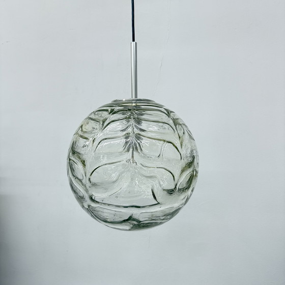 Image 1 of Suspension Doria en verre leuchten , 1970