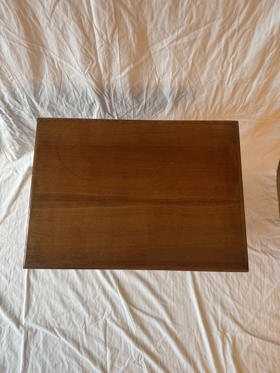 Image 1 of Art Deco Side Table/Reading Table Oak