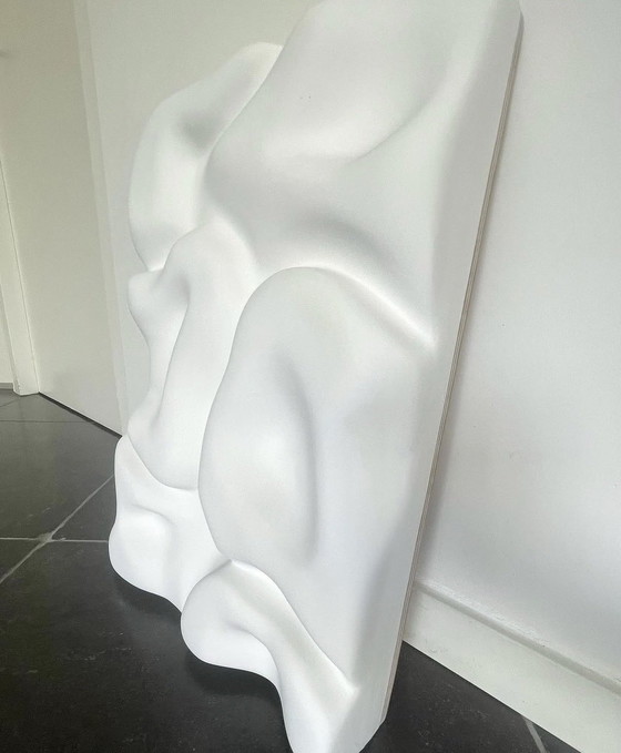 Image 1 of Minimalistische 3D wanddecoratie | Organisch vorm | wit