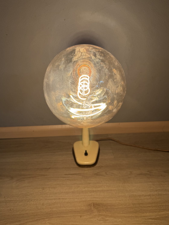 Image 1 of Vintage tafellamp met messing arm