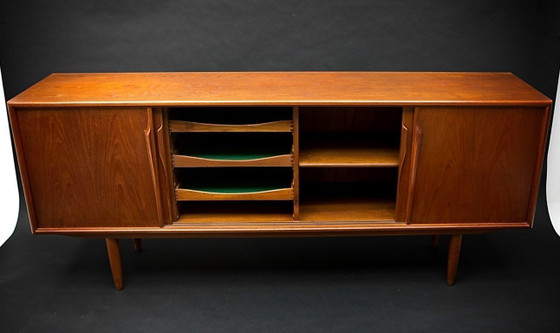 Image 1 of Credenza in teak di Axel Christiansen Odder per Aco Møbler, Danimarca, anni '60