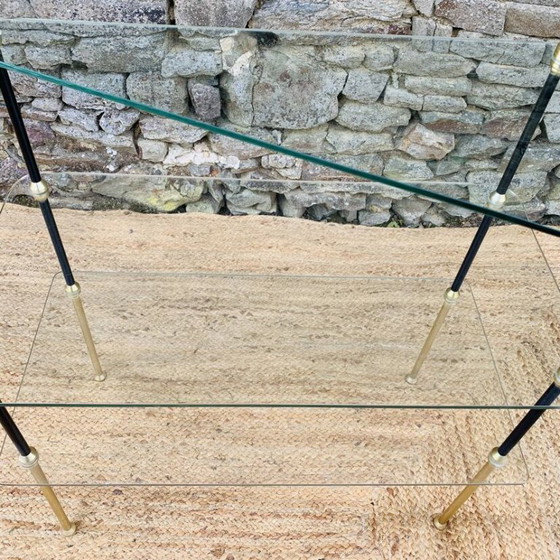 Image 1 of Mensola in vetro vintage degli anni '50/'60