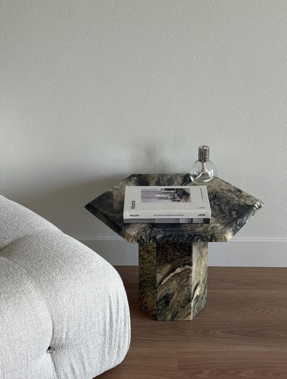 Image 1 of Vintage marble side table