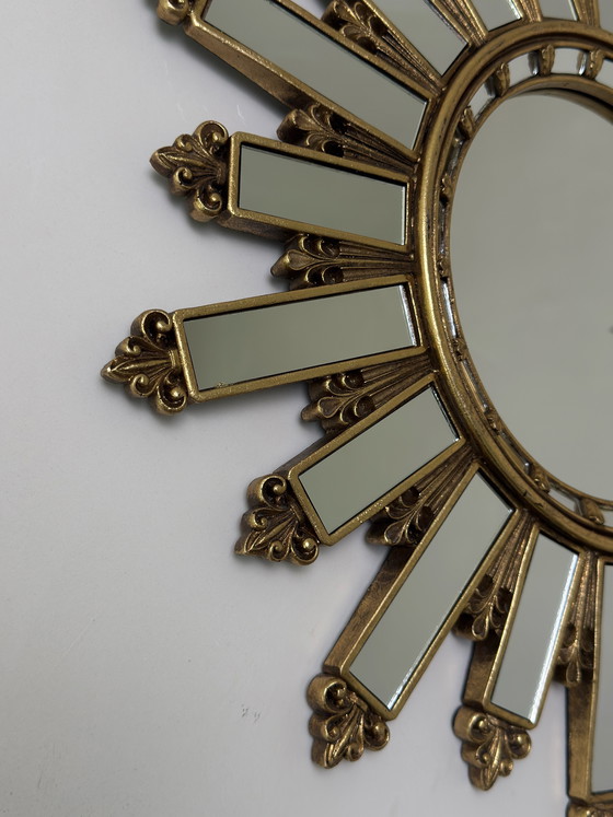 Image 1 of Gouden Vintage Zonnespiegel