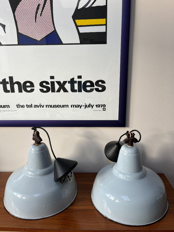 Image 1 of Emaille-Pendelleuchten (2er-Set)