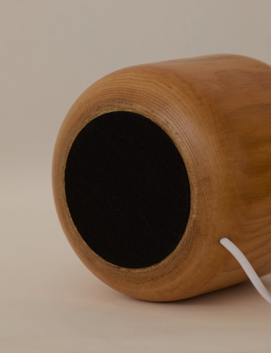 Image 1 of Lampe en bois massif Charlotte Perriand pour les Arcs vintage Circa 1968