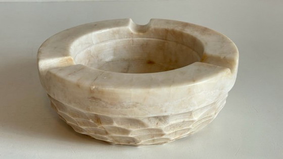 Image 1 of French Brutalist Vintage Marble Ashtray