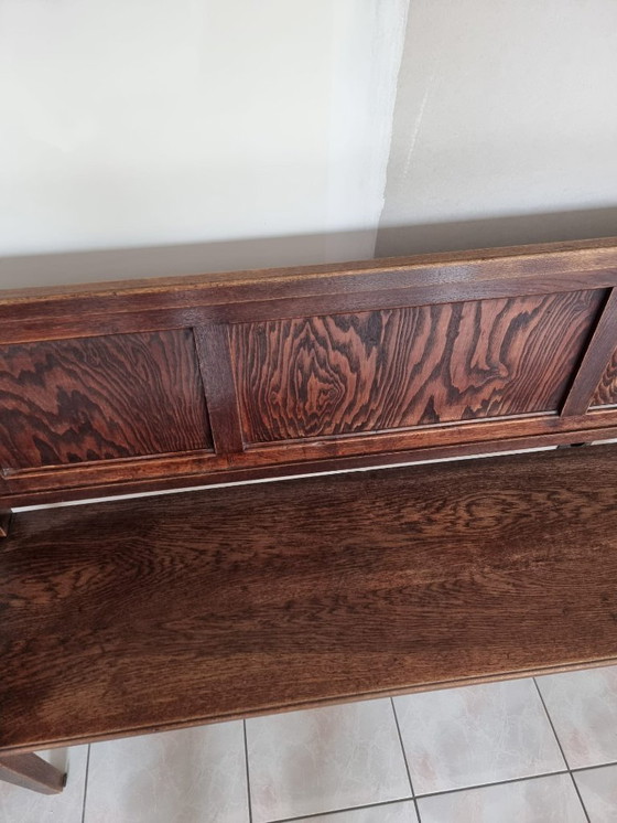 Image 1 of Banco da chiesa in legno vintage di metà secolo