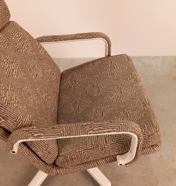 Artifort F 154 Fauteuil Geoffrey Harcourt Vintage Récemment Rembourré – Cotton, Iron (photo 5 of 10)