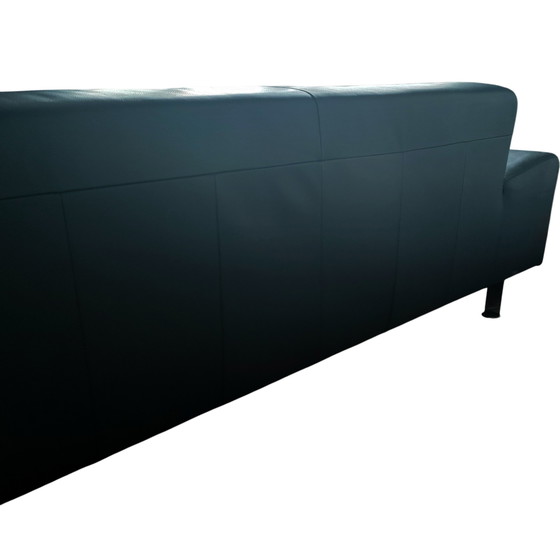 Image 1 of Modernes schwarzes Ledersofa Kanizsa Trend