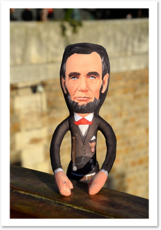 Image 1 of Abraham Lincoln Gift | Presidential Office Decor | Art Doll Collectible | Civil War Gift